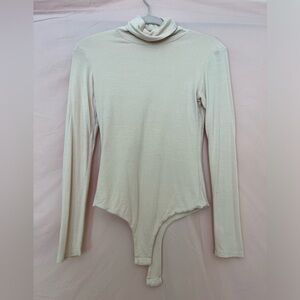 Tan Turtleneck Bodysuit